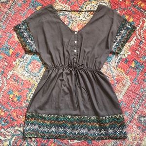 Peppermint (ModCloth) Chevron Dress